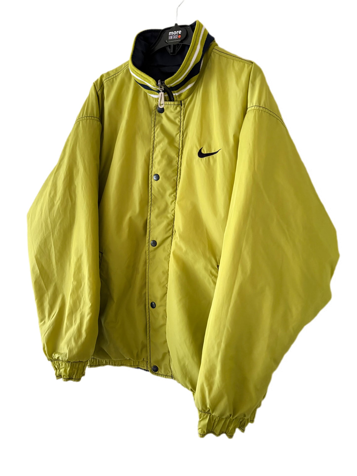 Abrigo Bomber Nike Retro 90s Reversible Yellow/Navy Blue