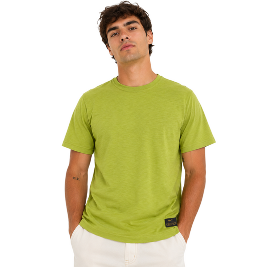 Camiseta Nike Life Men's Short-Sleeve Knit -  Pear/Pacific Moss