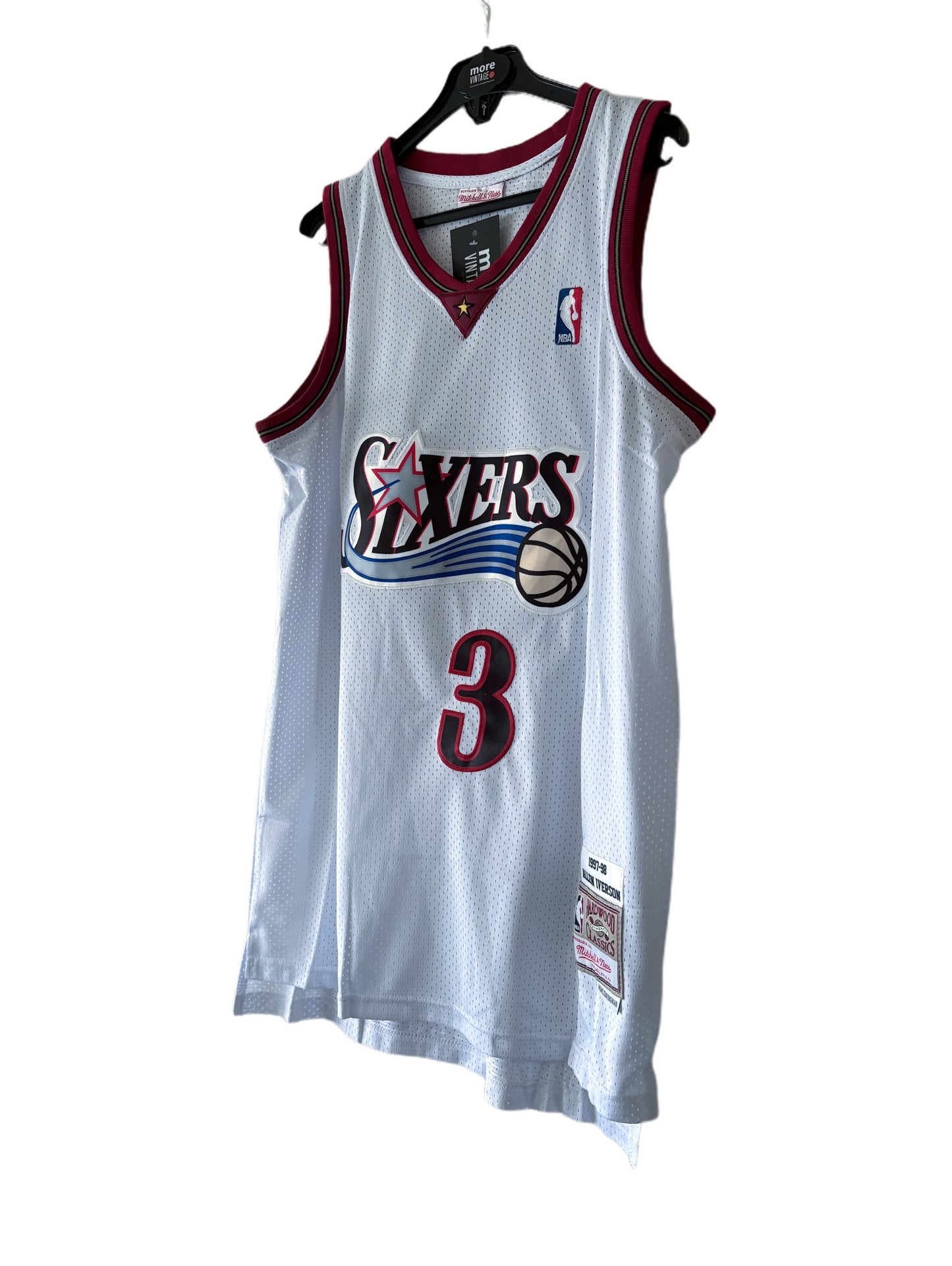 Camiseta NBA Classic Sixers Allen Iverson #3