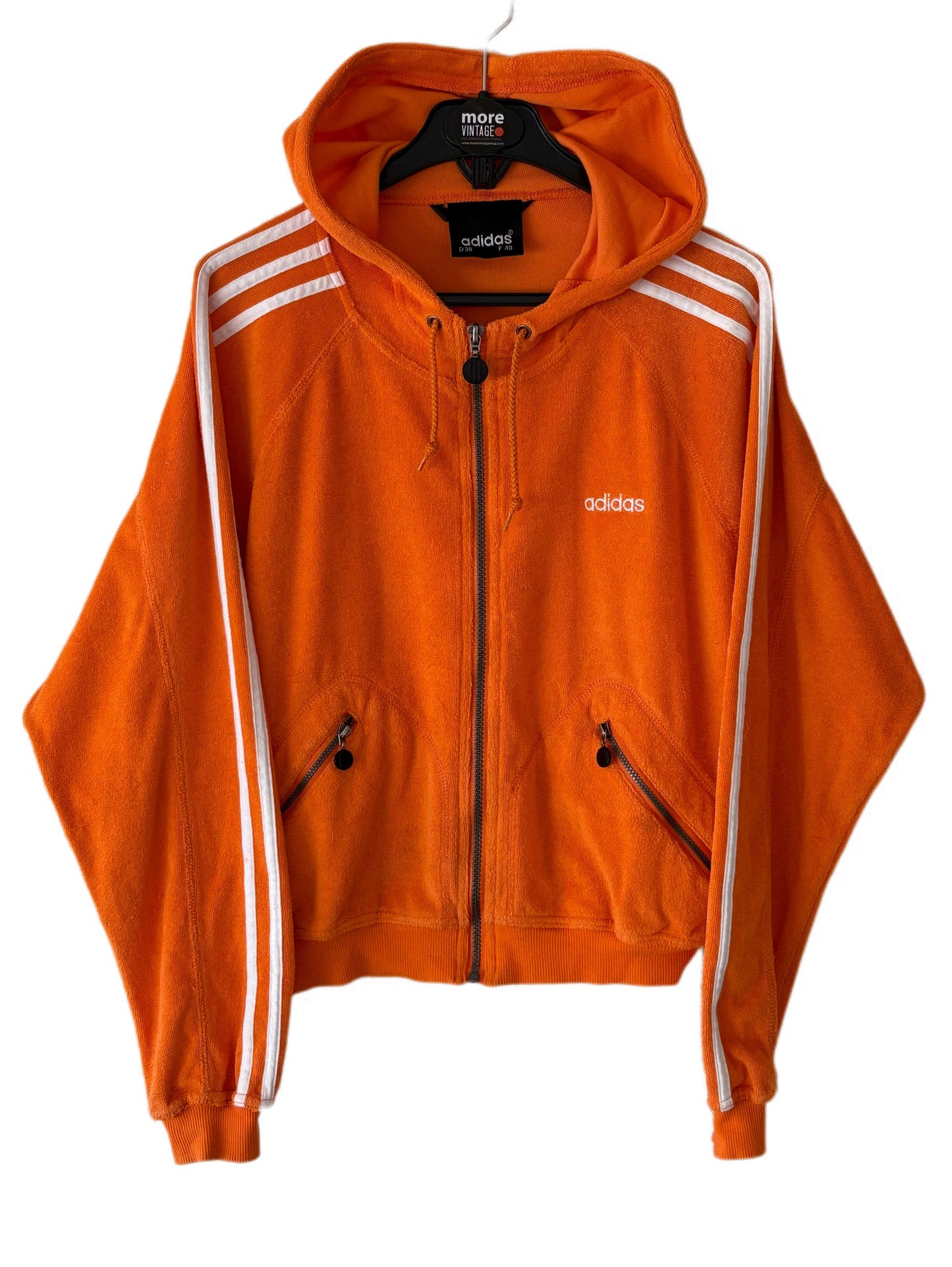 Chaqueta Polar Adidas Retro Vintage Orange