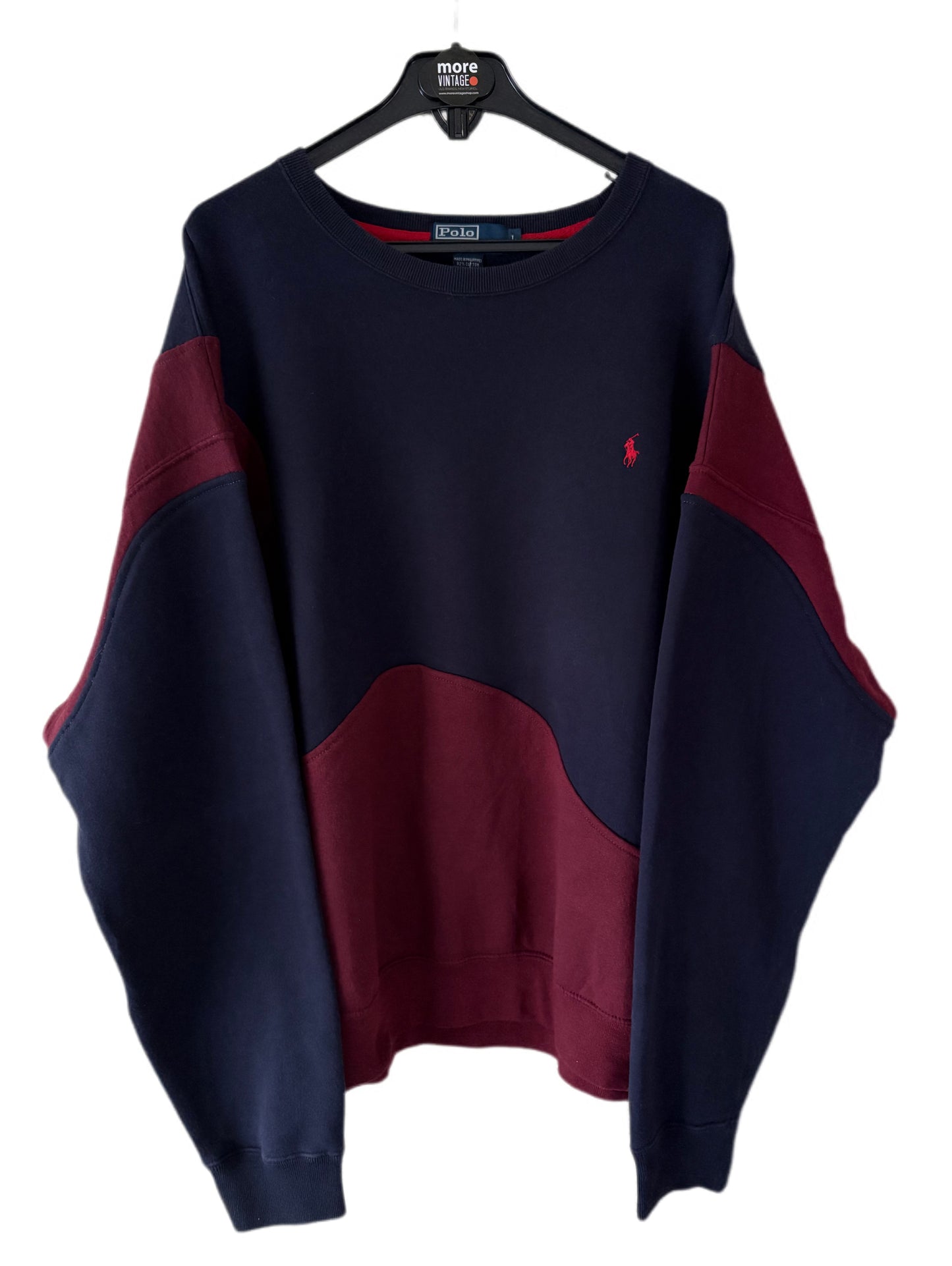 Sudadera Polo Ralph Lauren Vintage Garnet/Navy Blue