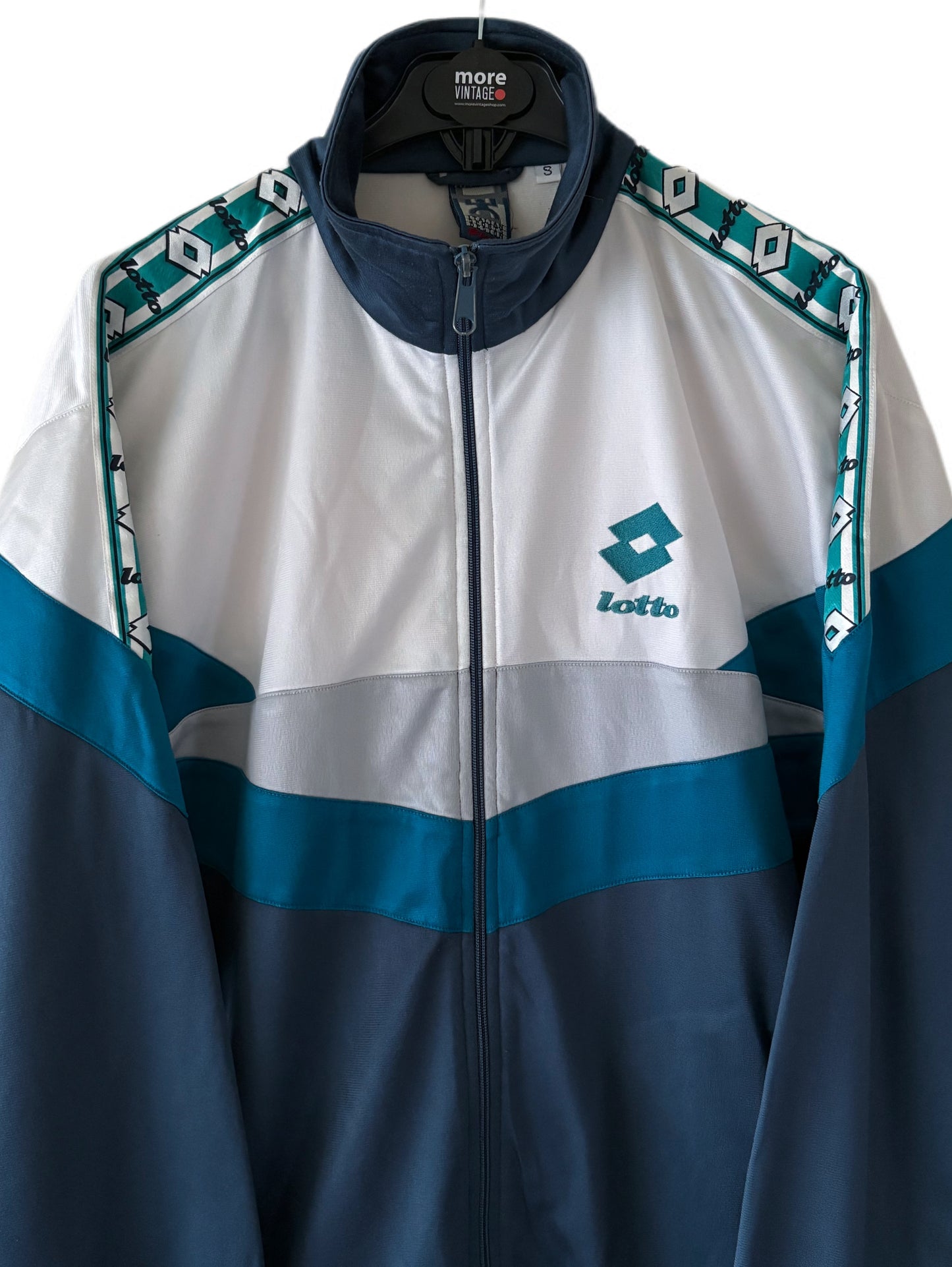 Chaqueta Lotto Retro Blue/White
