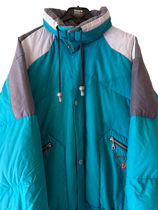 Cazadora Retro Ski Blue