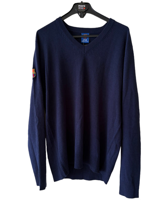 Jersey FC Barcelona Retro Navy Blue