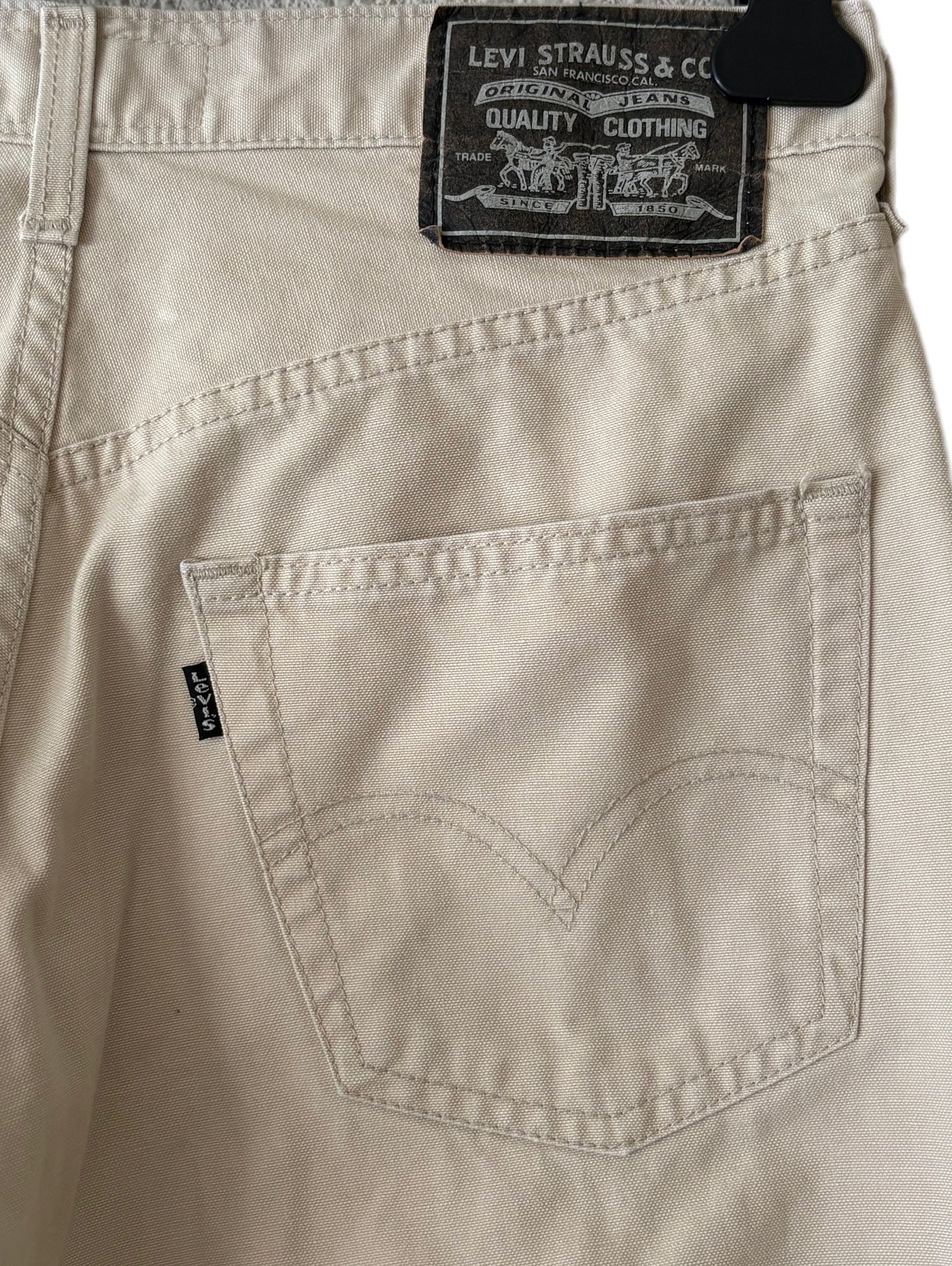 Pantalón Levis Original Jeans Beige