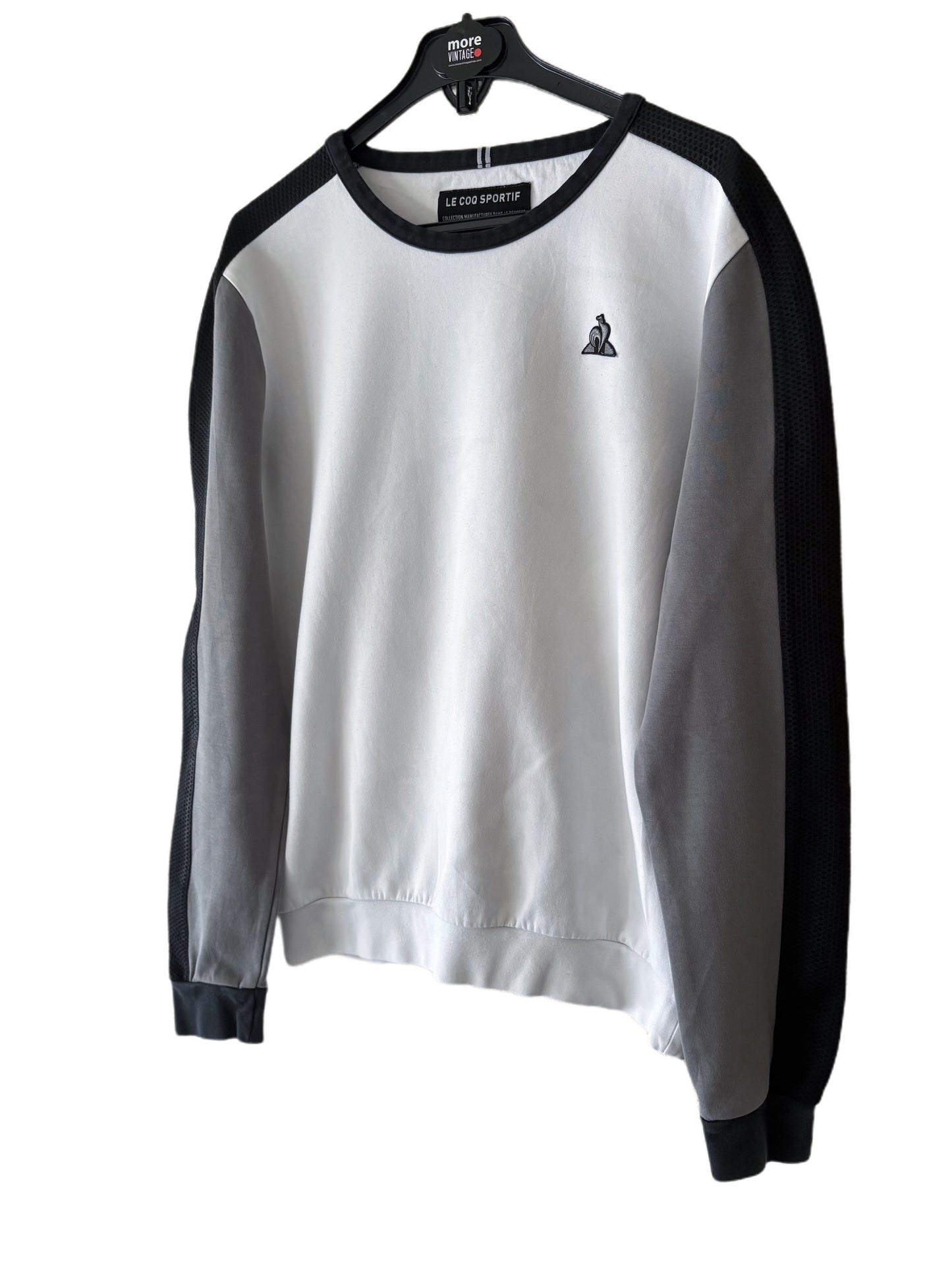 Sudadera Le Coq Sportif Retro White/Black