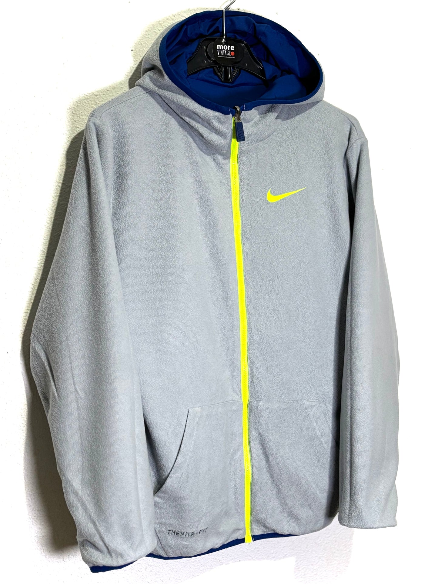 Sudadera Polar Nike Reversible Vintage Grey & Blue