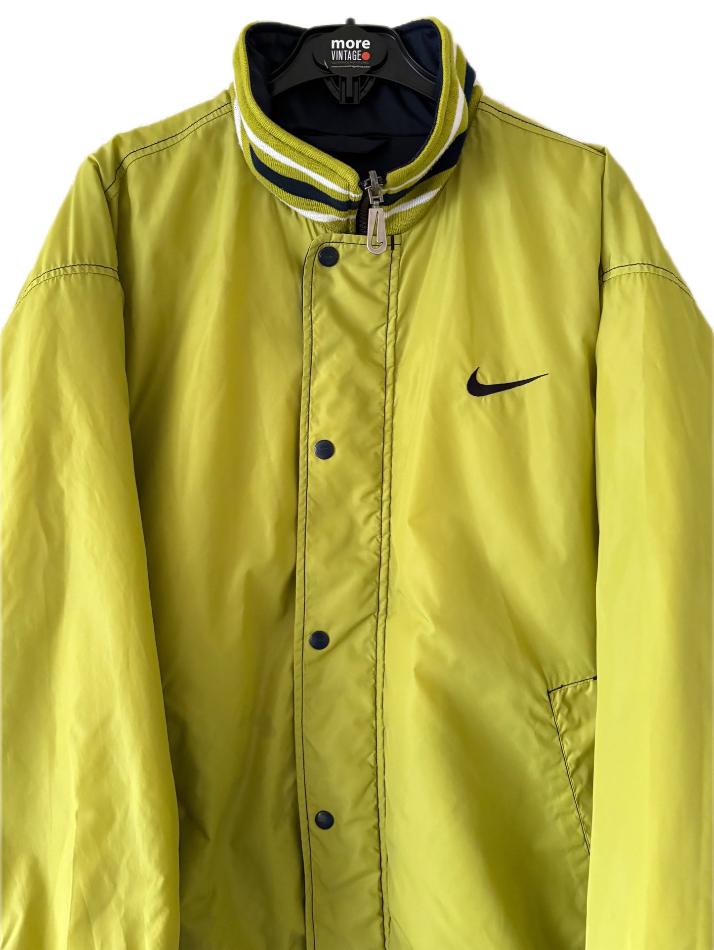 Abrigo Bomber Nike Retro 90s Reversible Yellow/Navy Blue