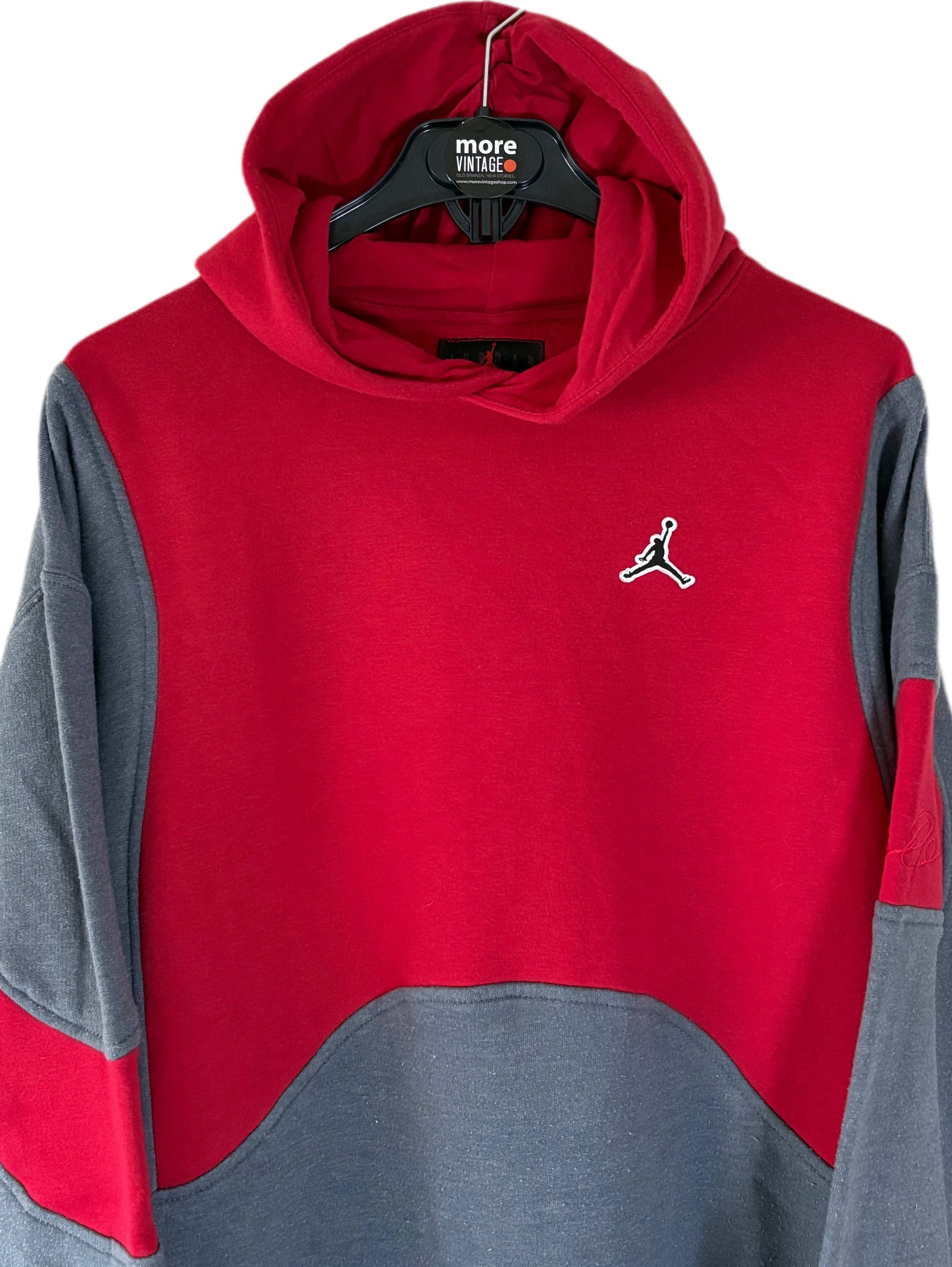 Sudadera Jordan Retro Grey/Red