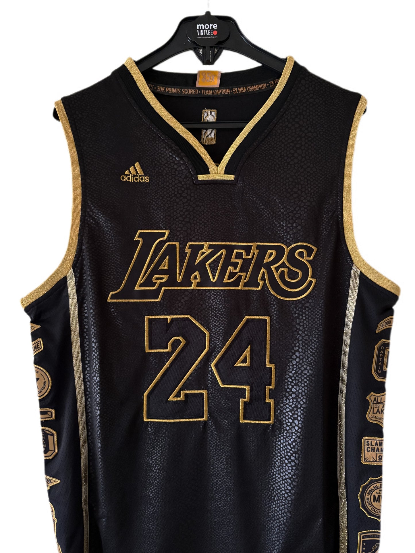 Camiseta NBA Lakers Adidas Commemorative Bryant “24” Black Mamba