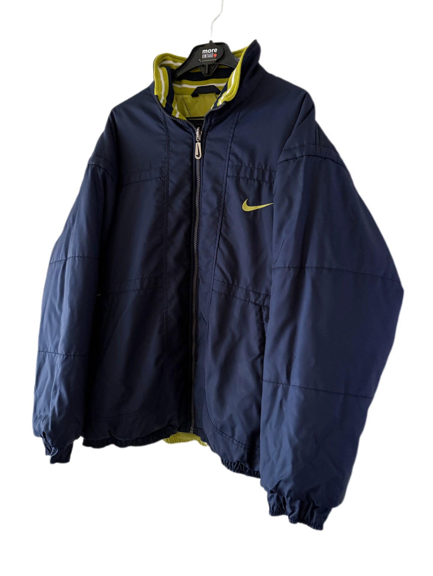 Abrigo Bomber Nike Retro 90s Reversible Yellow/Navy Blue