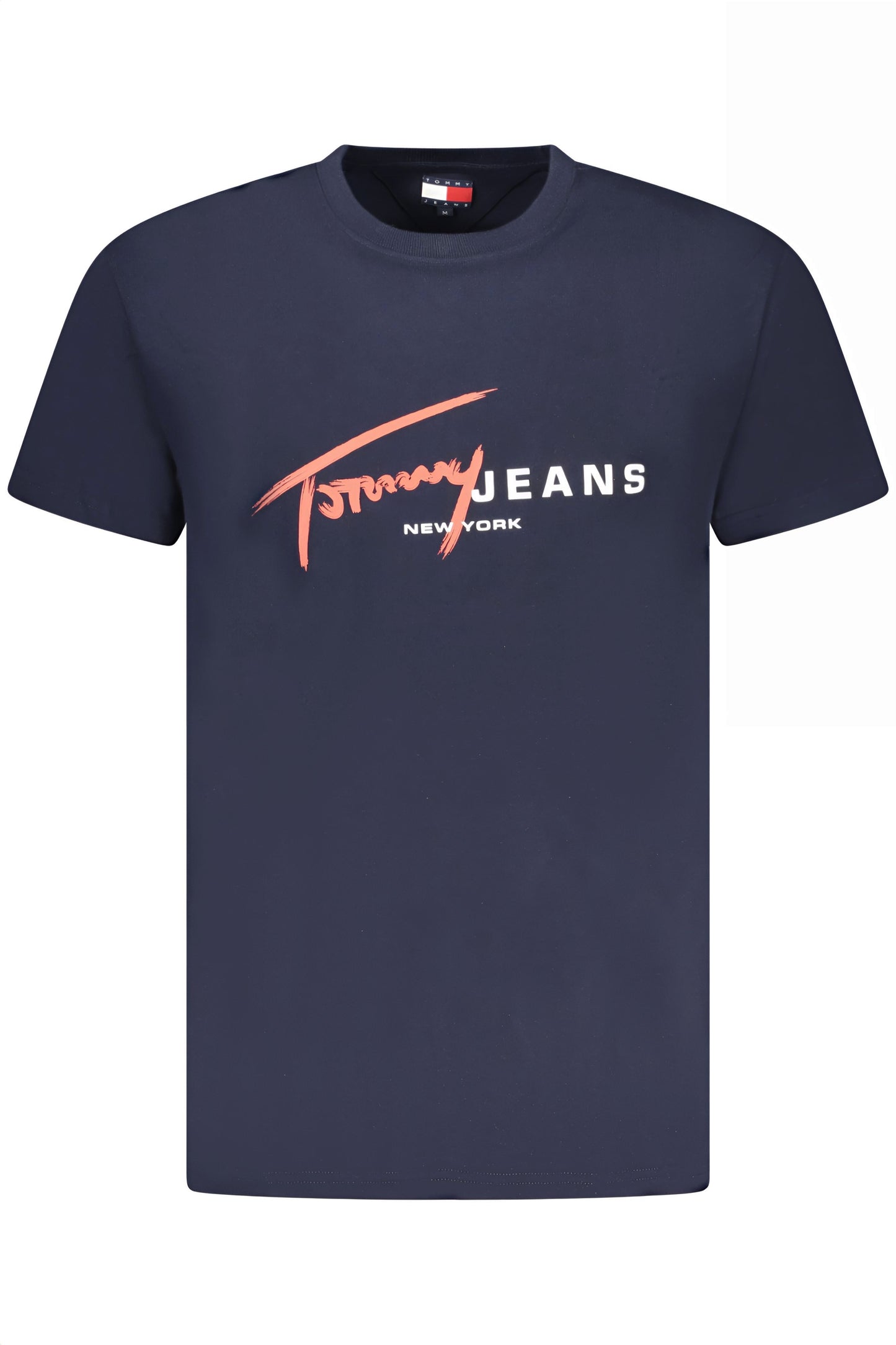 Camiseta Tommy Jeans Regular Signature DNA Azul Marino