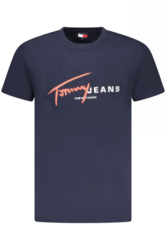 Camiseta Tommy Jeans Regular Signature DNA Azul Marino