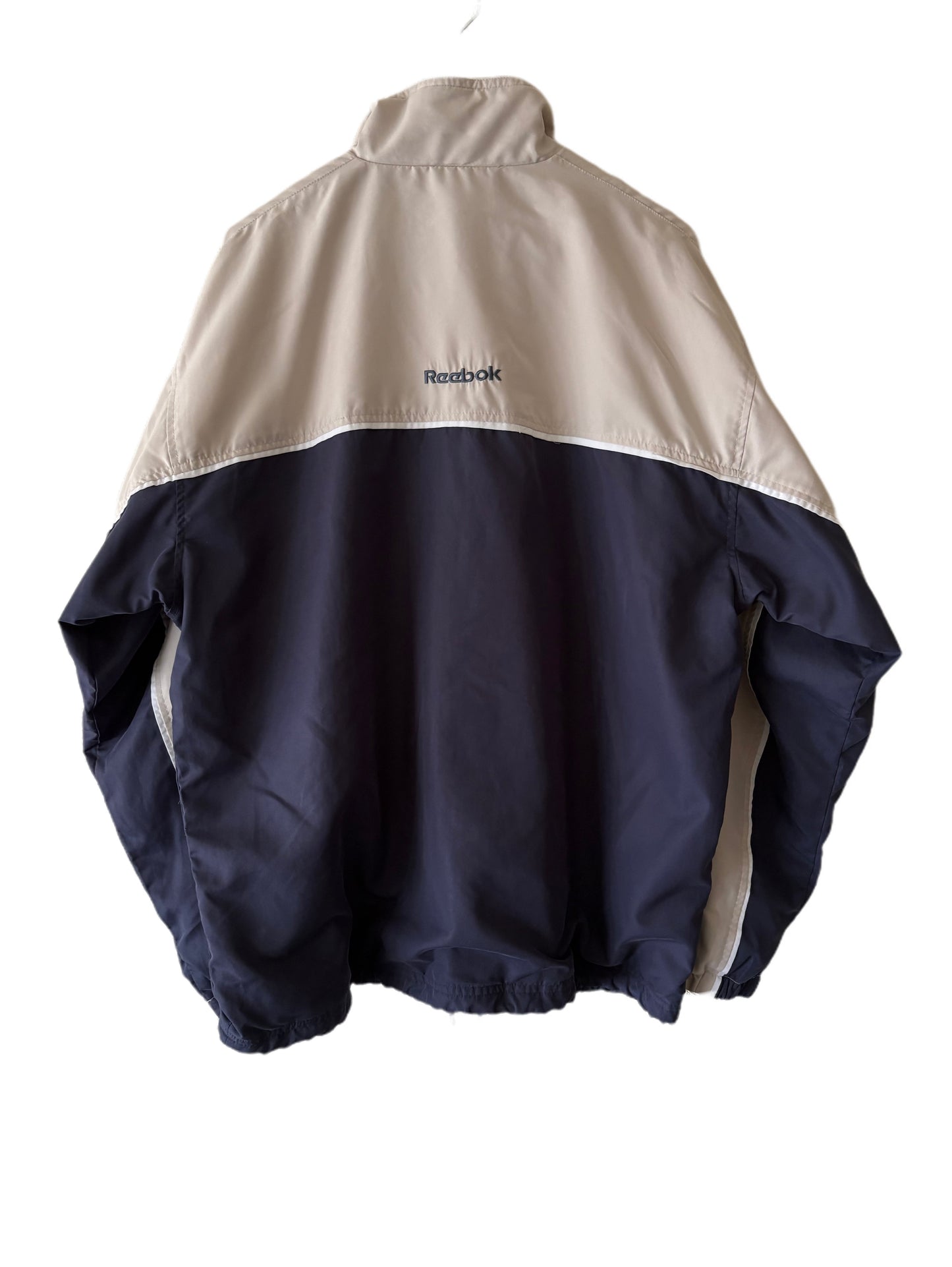 Chaqueta Reebok Classic Retro Beige/Navy Blue