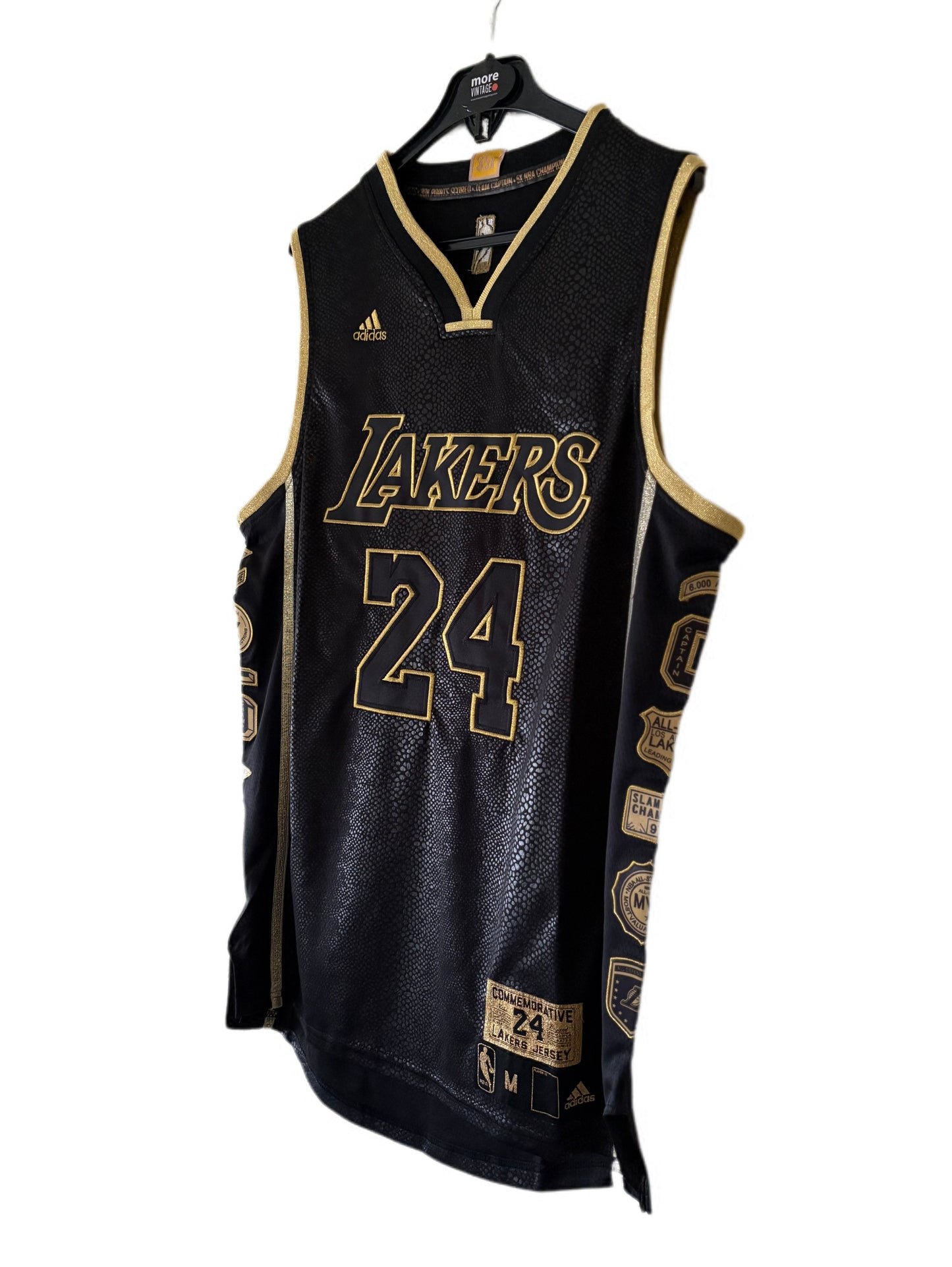 Camiseta NBA Lakers Adidas Commemorative Bryant “24” Black Mamba