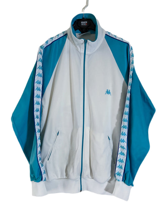 Chaqueta Kappa Retro White/Light Blue