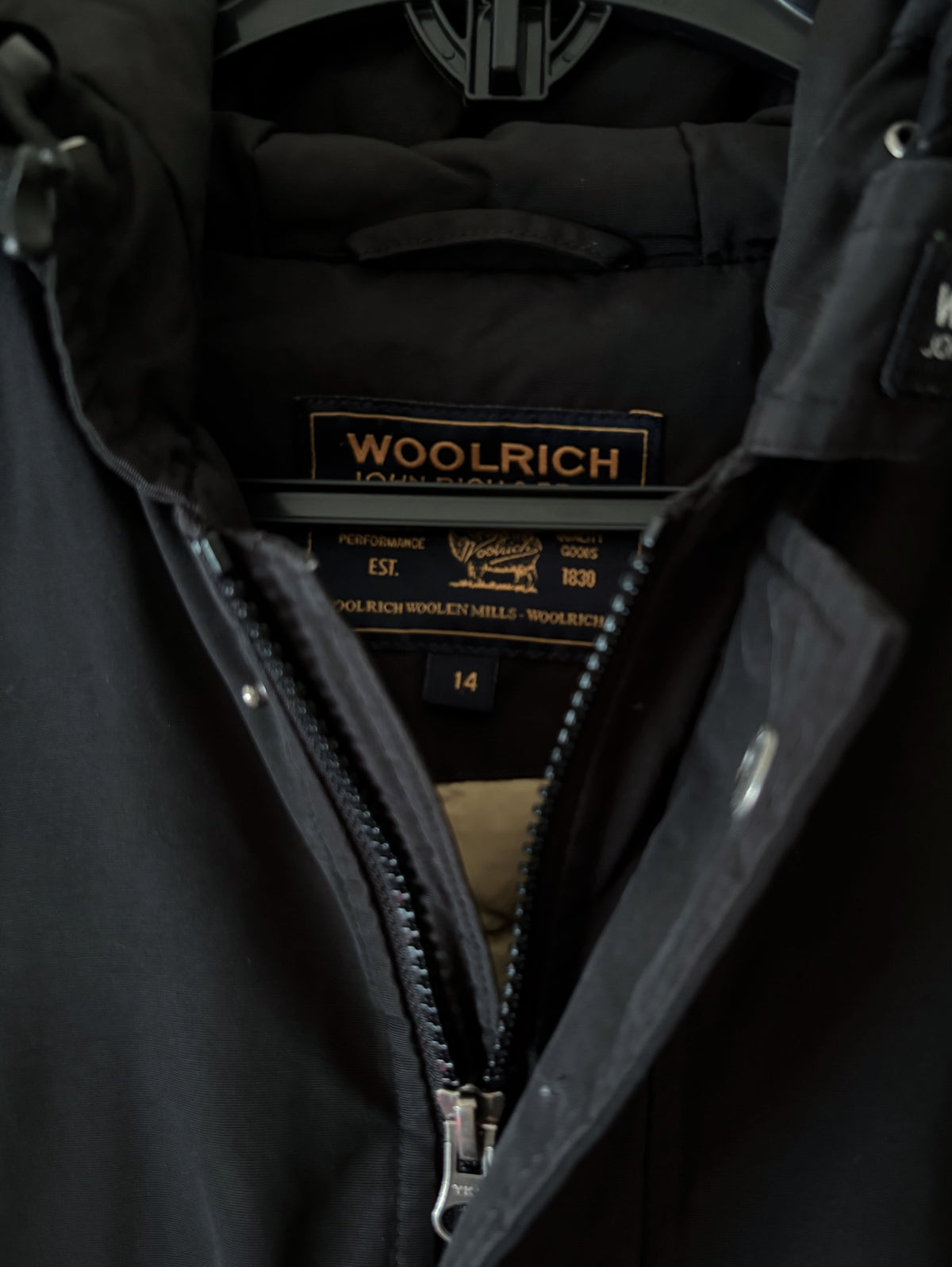 Cazadora Woolrich Black