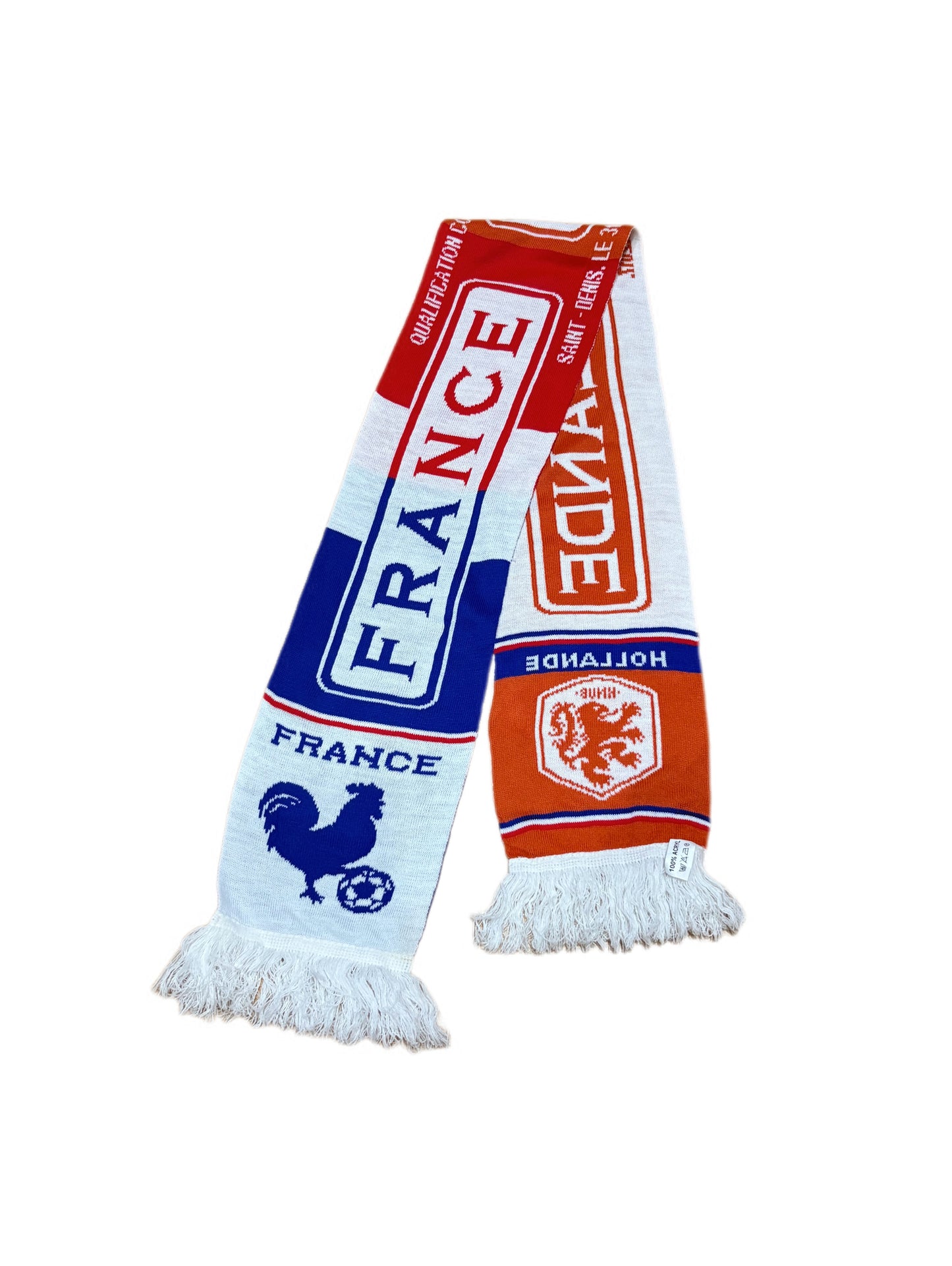 Bufanda Francia vs Holanda “Clasificación Fifa World Cup 2018” 1er Gol Mbappe Francia