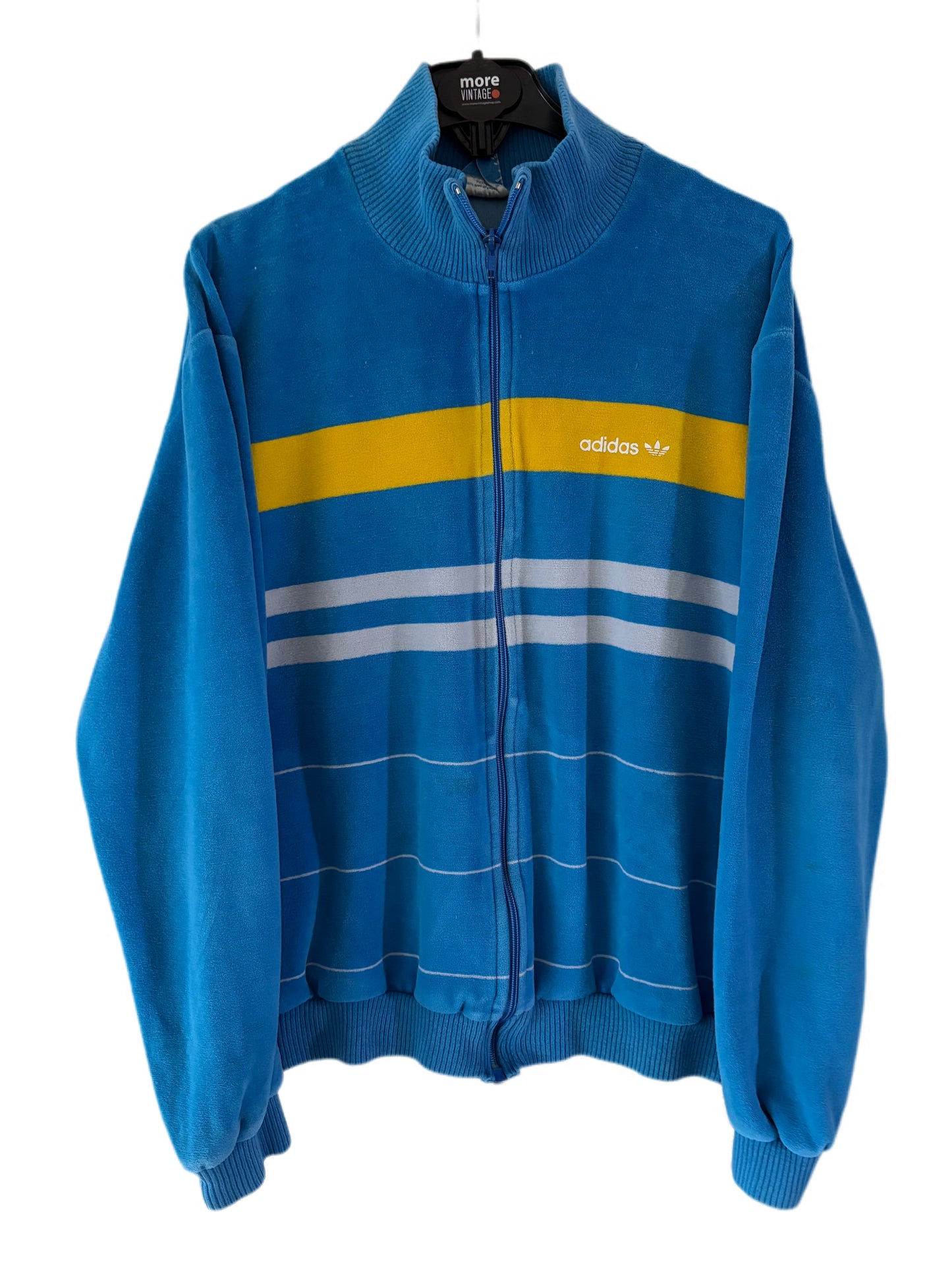 Chaqueta Adidas Original Velvet Retro Blue