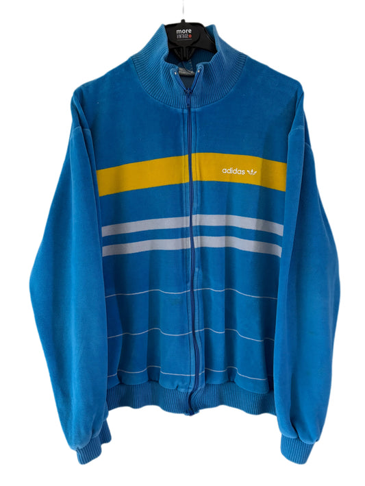Chaqueta Adidas Original Velvet Retro Blue