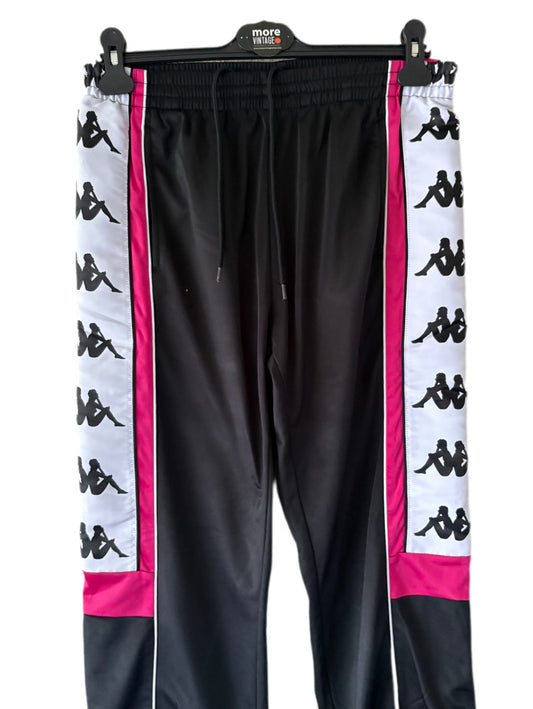 Pantalón Kappa Retro Black/Pink