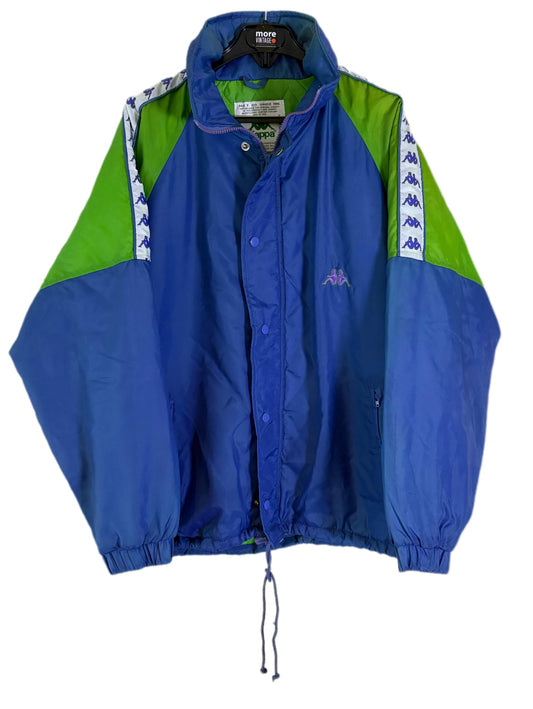 Abrigo Kappa Since 1916 Retro Blue/Fluor Green