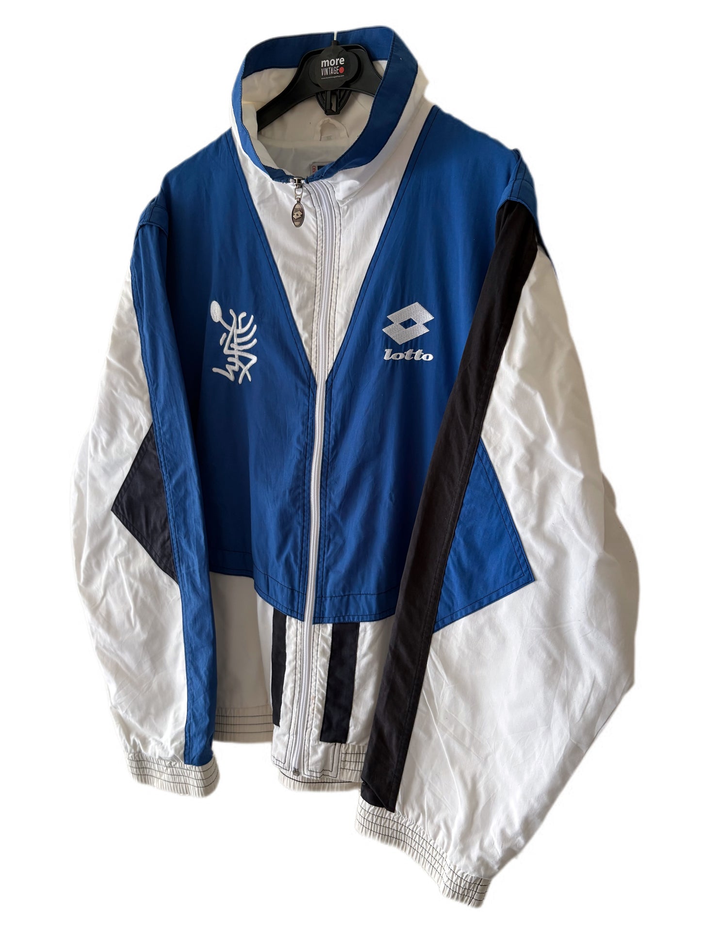 Chaqueta Lotto Retro White/Blue “Tenis Italiano”
