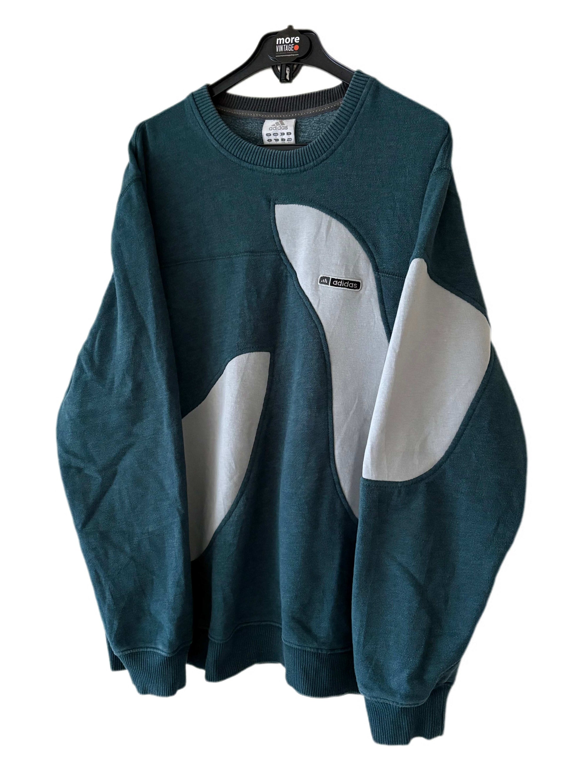 Sudadera Adidas Vintage Greenish Blue
