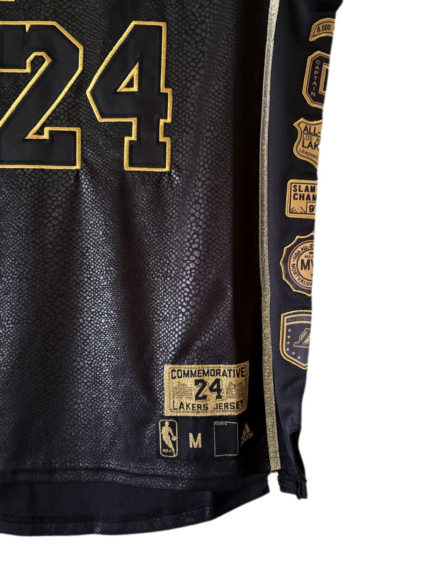 Camiseta NBA Lakers Adidas Commemorative Bryant “24” Black Mamba