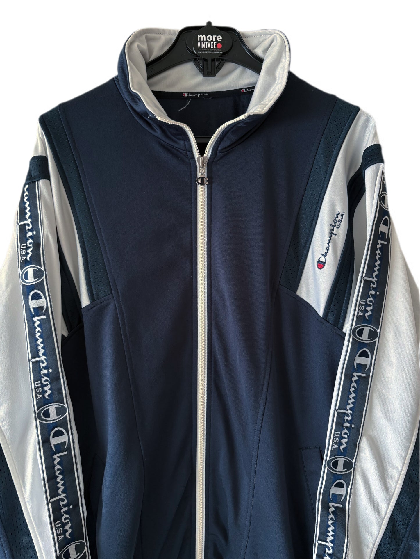 Chaqueta Champion Retro Navy Blue/White