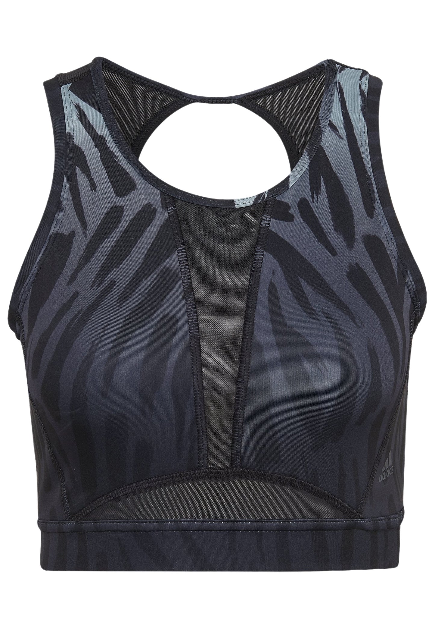 Sujetador Deportivo Adidas Light-Support Long-Line Tiger-Print
