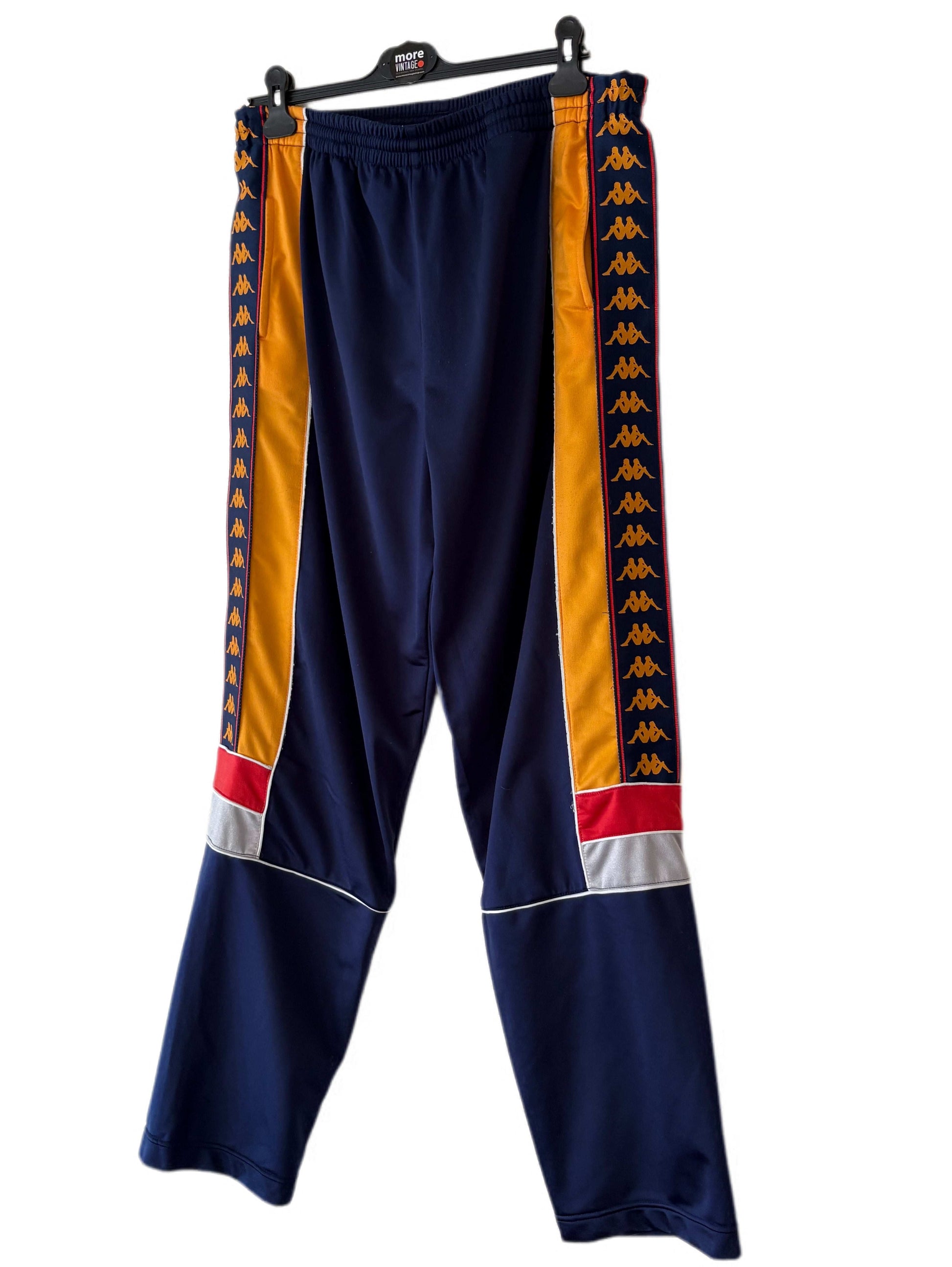 Pantalón Kappa Retro Navy Blue/Yellow