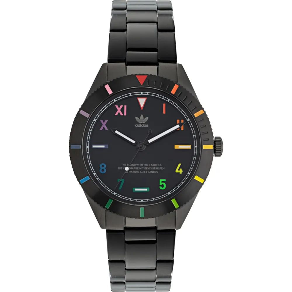 Adidas Originals Edition Three Black & Rainbow AOFH22056 (42mm)