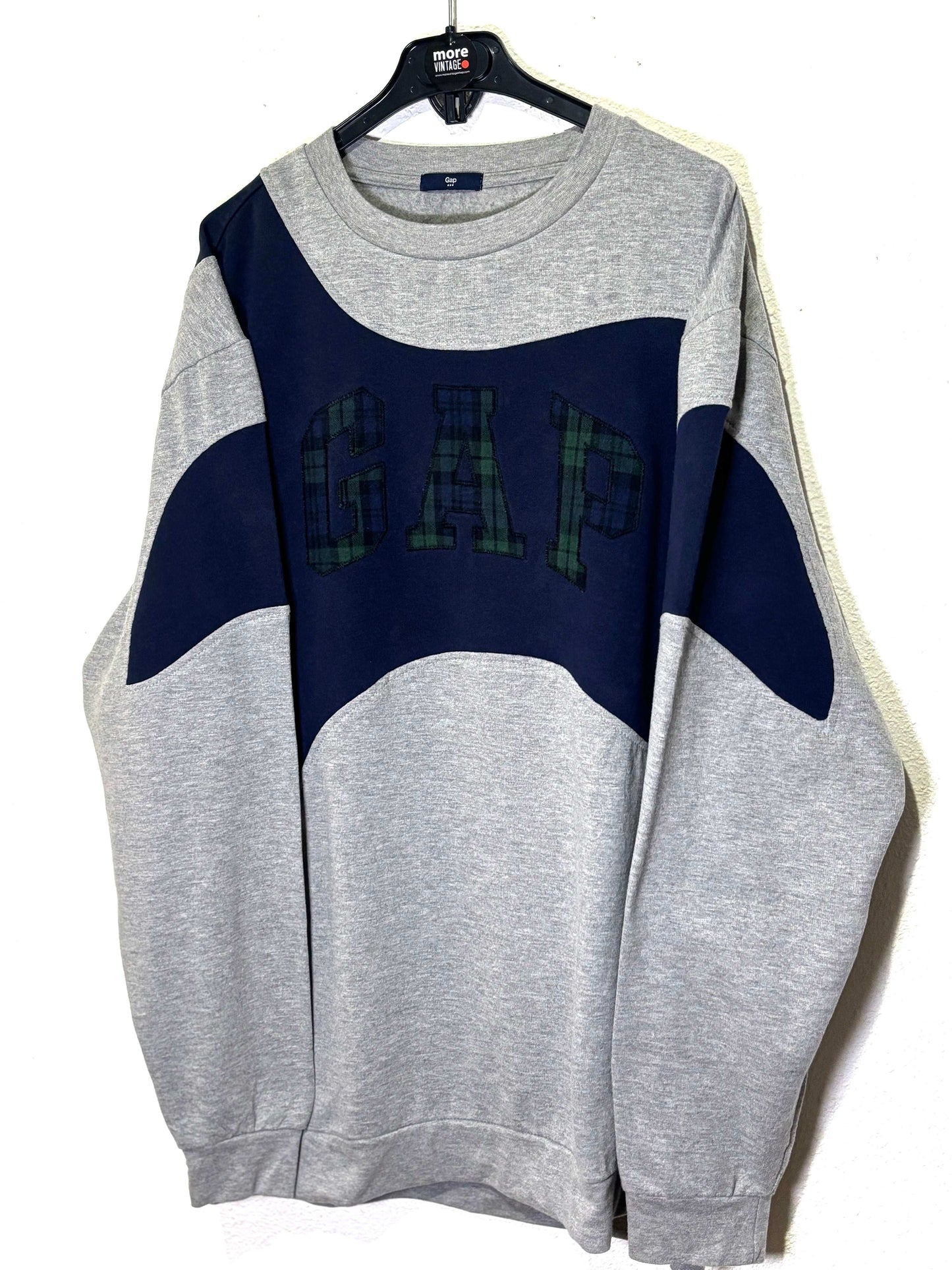 Sudadera Gap Vintage Retro Grey/Navy Blue