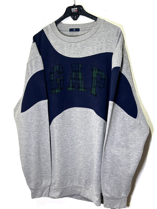 Sudadera Gap Vintage Retro Grey/Navy Blue