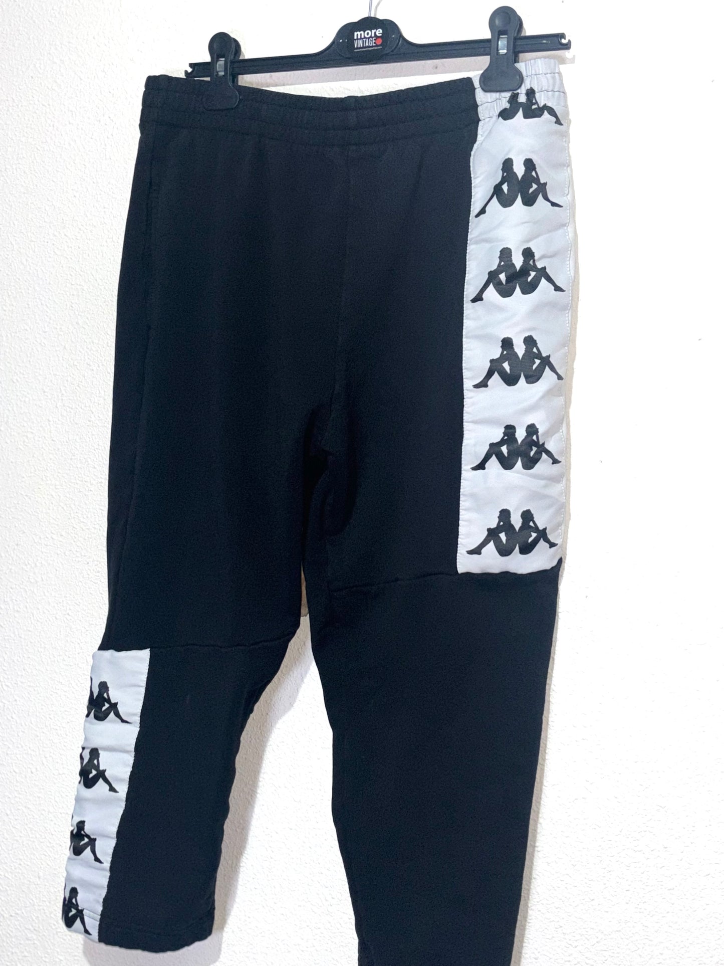 Pantalón Kappa Sport Vintage Black/White