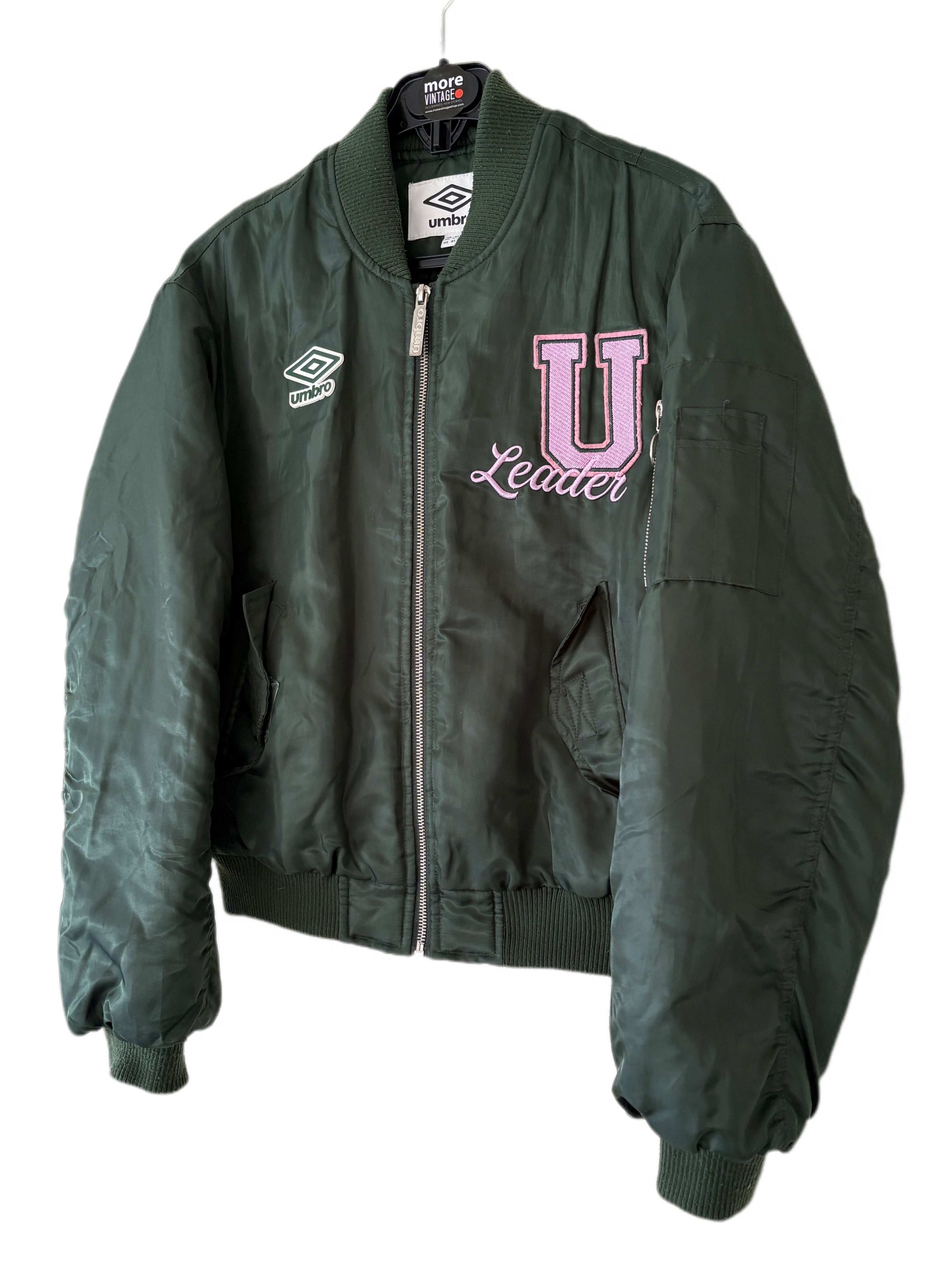 Chaqueta Bomber Umbro Retro Army Green