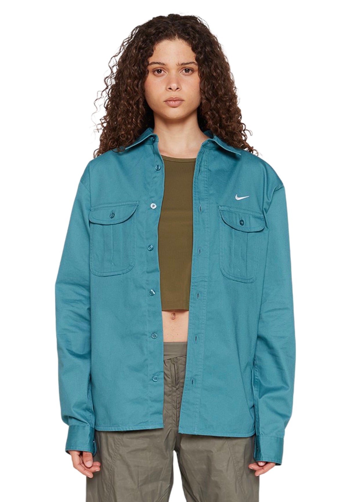 Nike SB Skate Woven SB Tanglin Long-Sleeve Blue Unisex