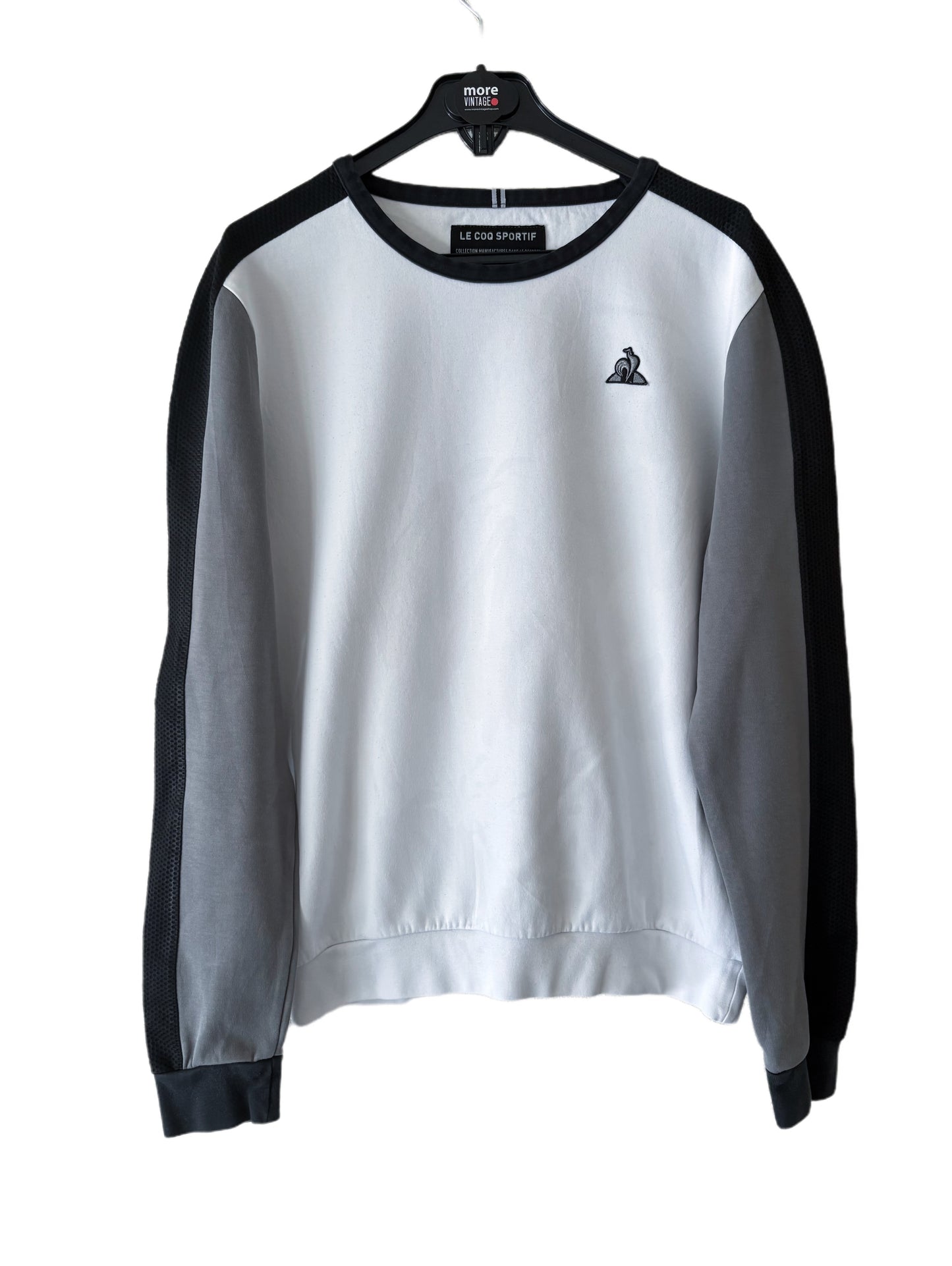 Sudadera Le Coq Sportif Retro White/Black