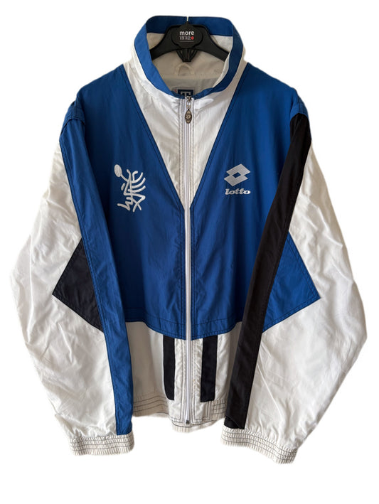Chaqueta Lotto Retro White/Blue “Tenis Italiano”