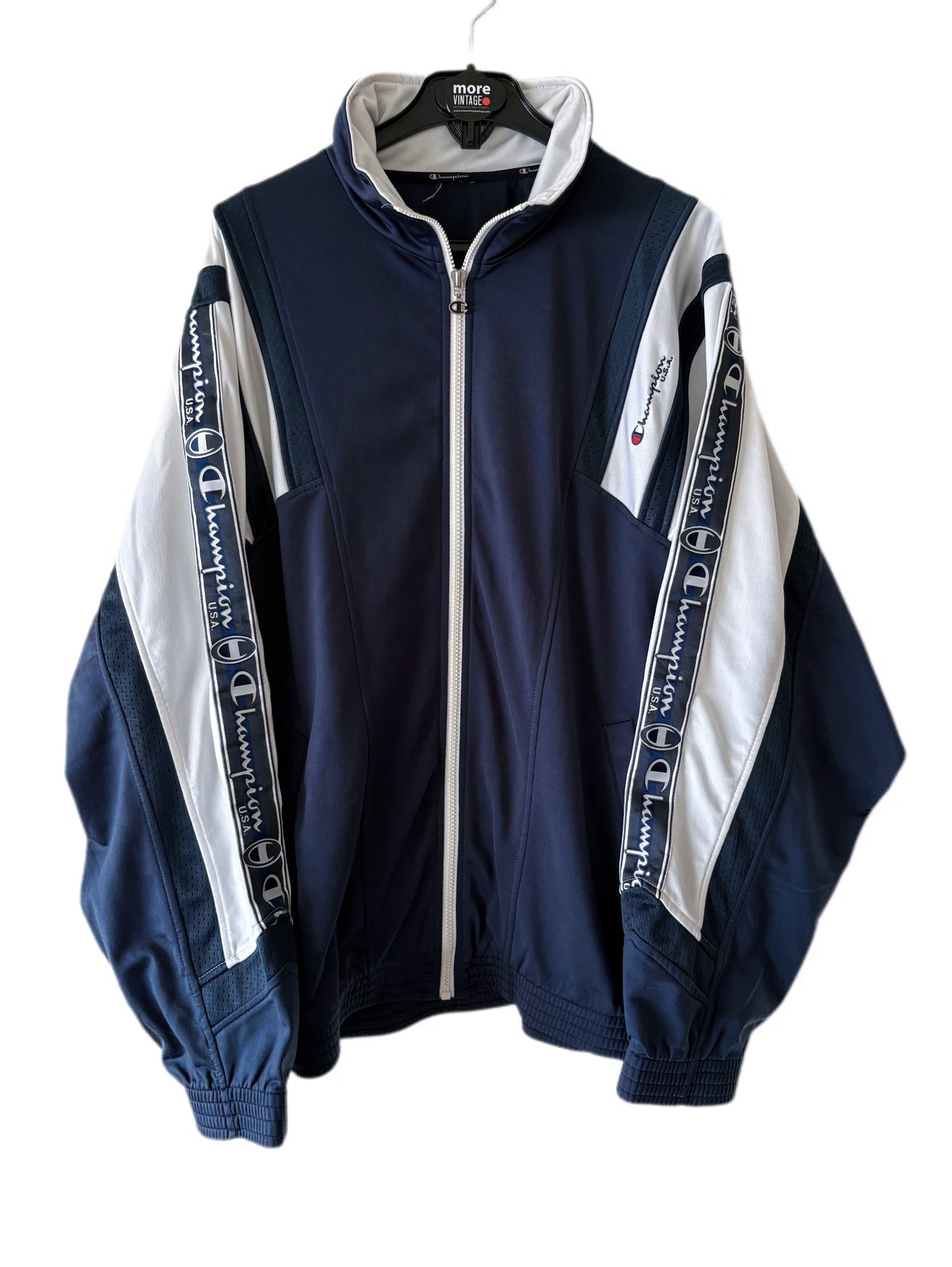 Chaqueta Champion Retro Navy Blue/White