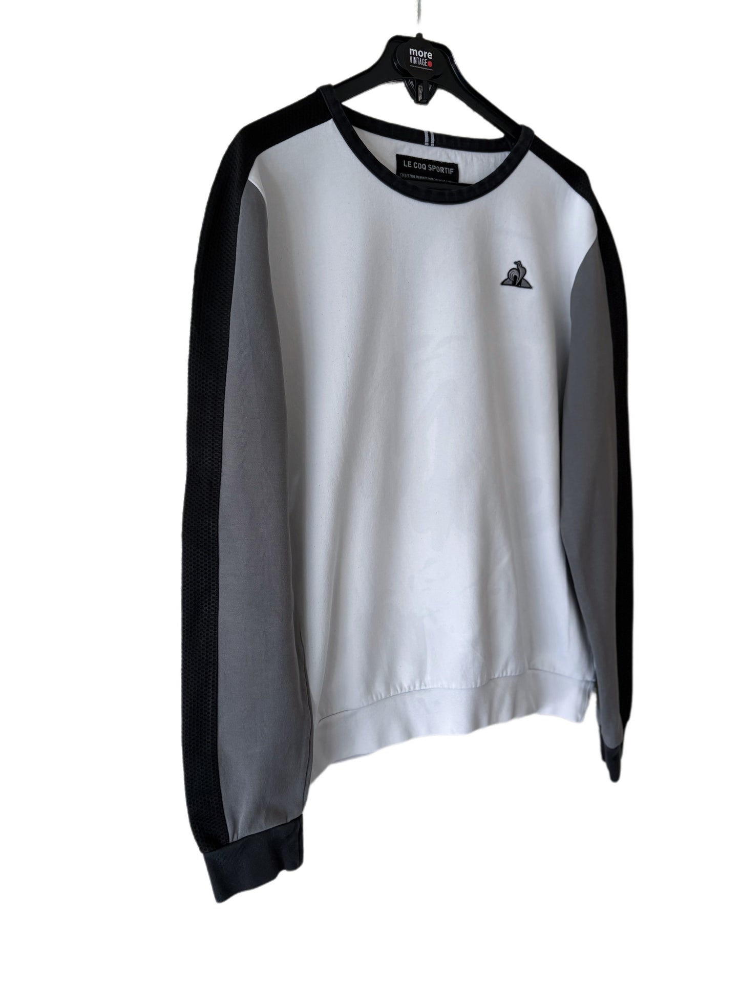 Sudadera Le Coq Sportif Retro White/Black