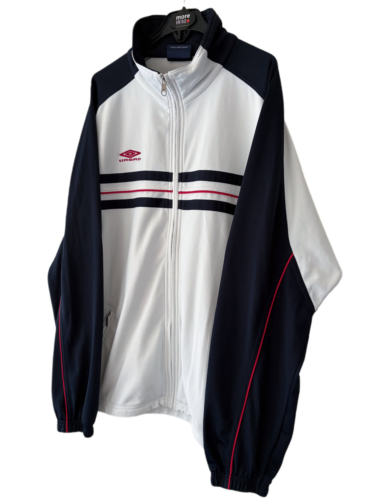 Chaqueta Umbro Retro Sport White/Navy Blue