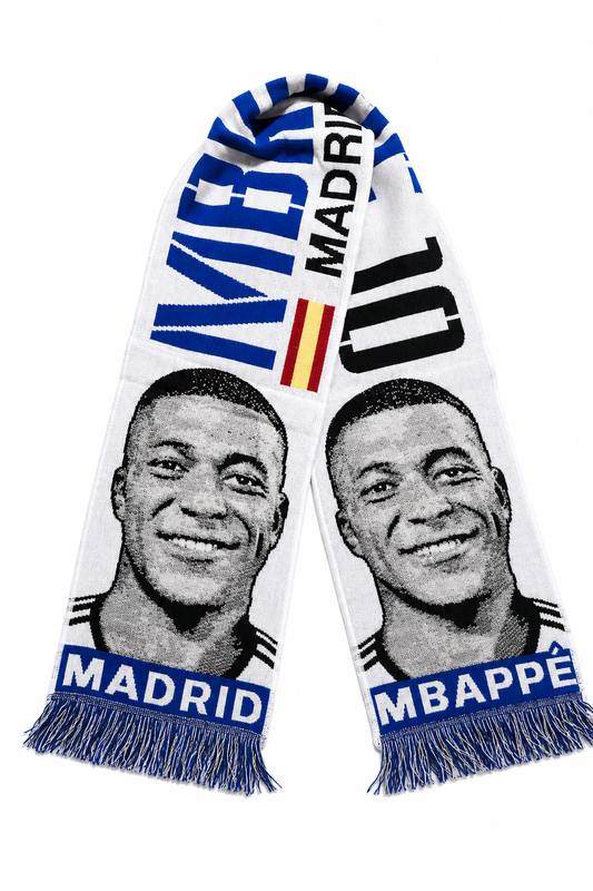 Bufanda Mbappe Real Madrid