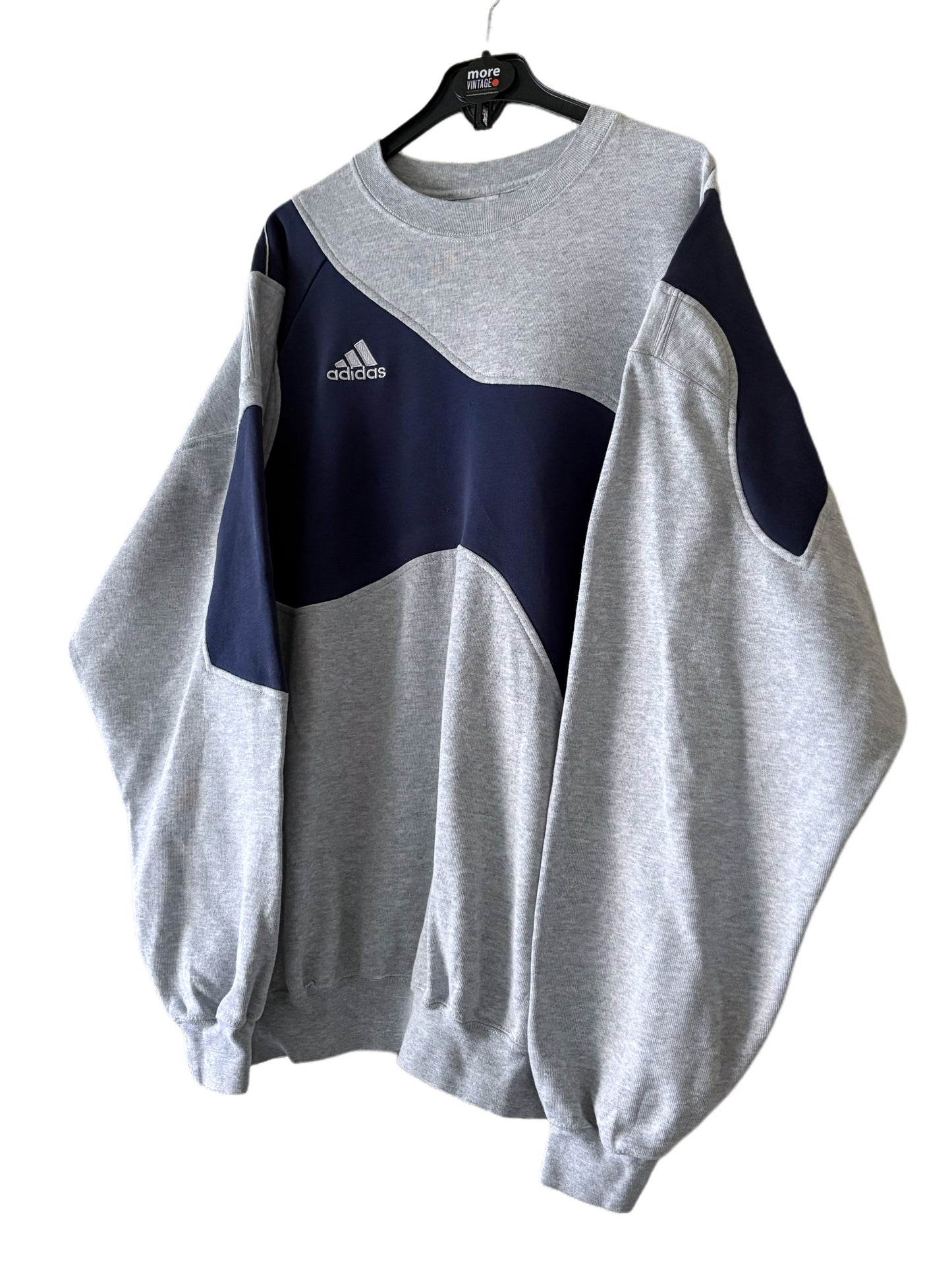 Sudadera Adidas Classic Vintage Grey/Navy Blue
