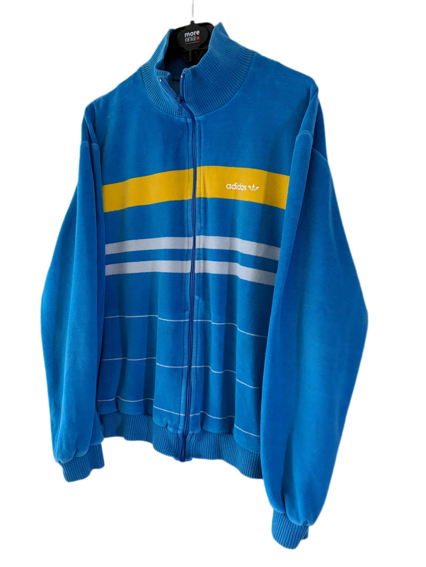 Chaqueta Adidas Original Velvet Retro Blue