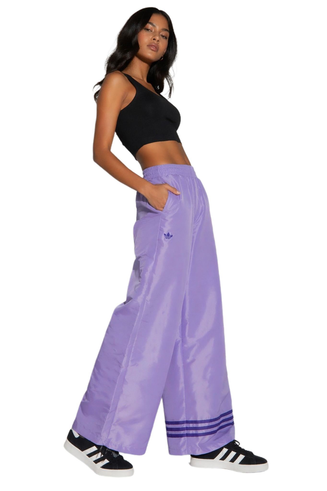 Adidas Originals Wide Leg Pant Lilla Women