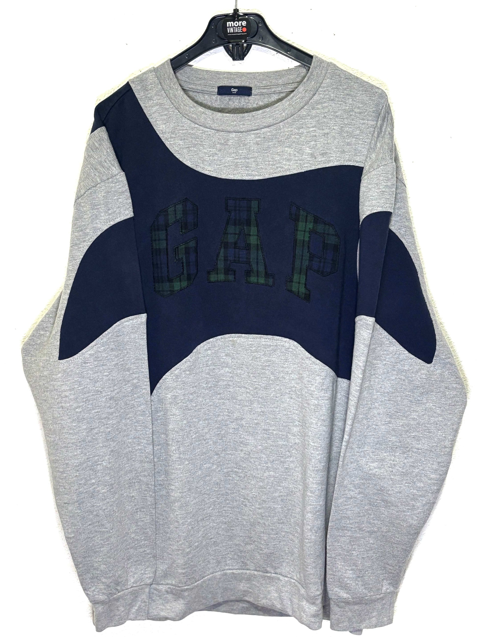 Sudadera Gap Vintage Retro Grey/Navy Blue