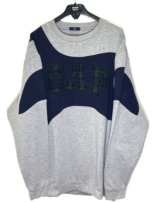 Sudadera Gap Vintage Retro Grey/Navy Blue