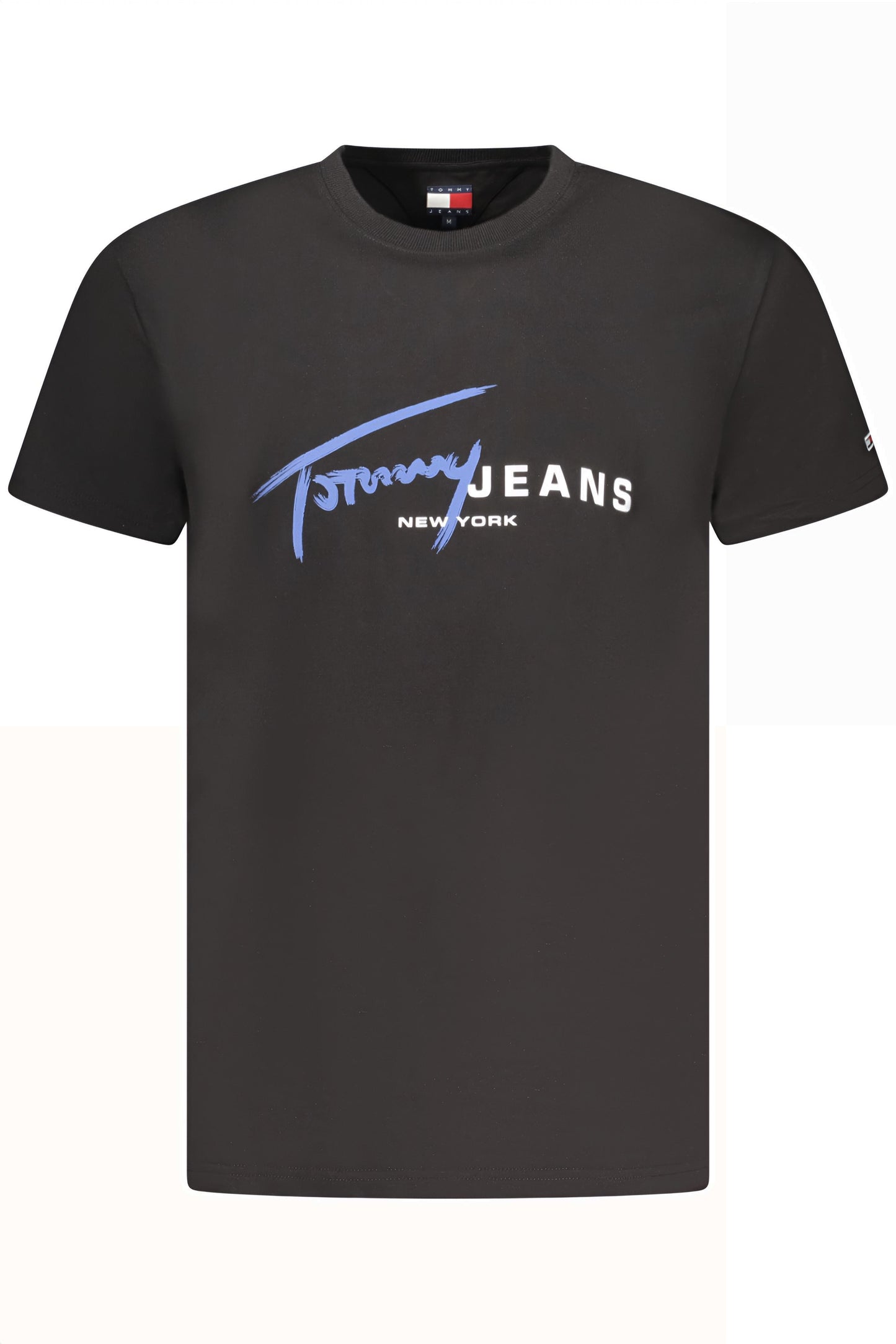 Camiseta Tommy Jeans Regular Signature DNA Negra